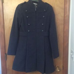 Gray American rag military coat size small